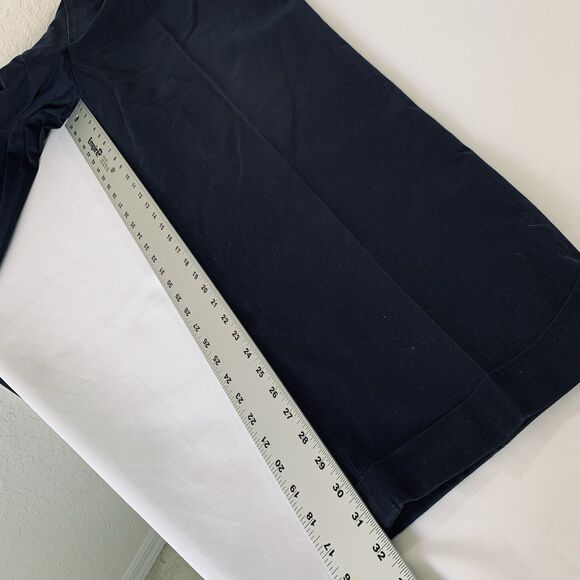 Brooks Brothers Pants Men 42x32 Advantage Chino Thompson Navy Blue Pleated Work - Picture 10 of 12